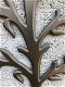Prachtig wandornament koloniaal hout gesneden boom, M, - 6 - Thumbnail