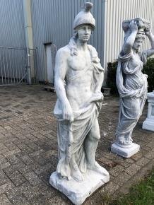 Prachtig tuinbeeld steen van Achilles - 5