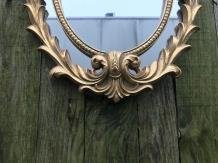Decoratieve spiegel met 2 engelen zittend op de lijst,kado - 6