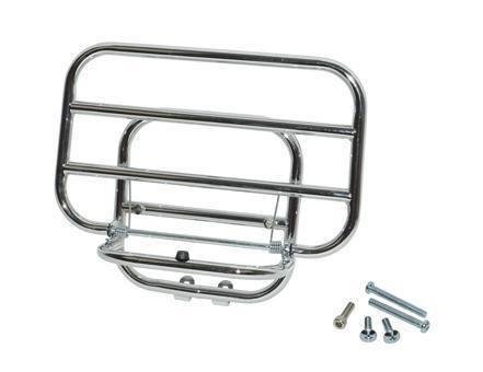 Achterdrager Opklapbaar Piaggio Vespa Lx Lxv Chroom Nieuw - nr. 1