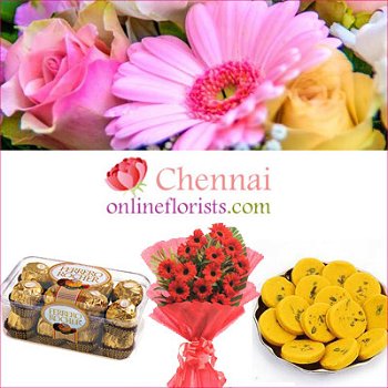 Order Special Birthday Cakes Flowers and Gifts to Chennai - 0