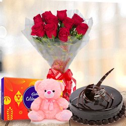 Order Special Birthday Cakes Flowers and Gifts to Chennai - 2