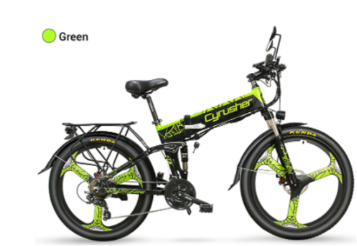 Cyrusher XF770 Folding Electric Bike 500W 48V 10 Ah Hidden - 4