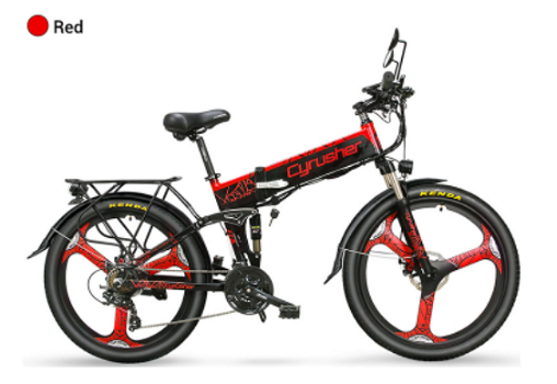 Cyrusher XF770 Folding Electric Bike 500W 48V 10 Ah Hidden - 6