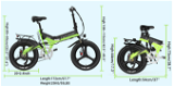 Cyrusher XF590 Folding Electric Bike 500W 48V 10 Ah Battery - 1 - Thumbnail