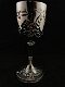 Nostalgisch wijnglas , decoratieve kelk, verzilverd , wijnglas - 2 - Thumbnail