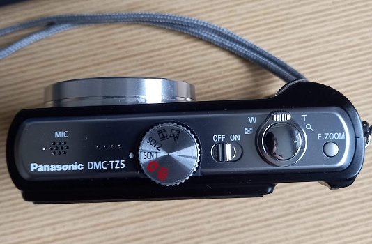Compact Camera Panasonic Lumix DMC-TZ5 Zwart - 3