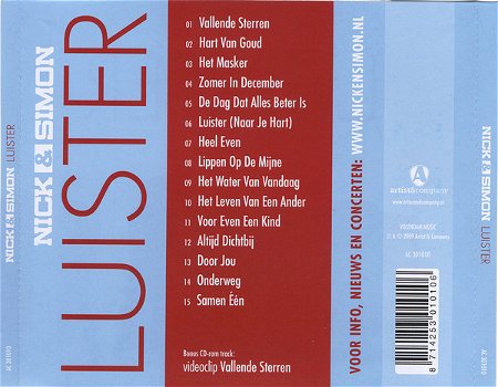 CD Nick & Simon Luister - 1