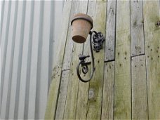 Bloempothouder voor aan de muur, sierlijke tuin deco ,kado