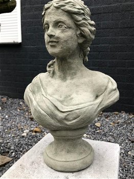 Buste van Diana, vrouwelijke buste, sculptuur van Diana - 3