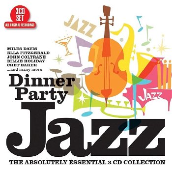 Dinner Party Jazz - The Absolutely Essential Collection (3 CD) Nieuw/Gesealed - 0