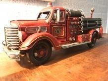 Mooi metalen schaalmodel van brandweerwagen , brandweer - 0