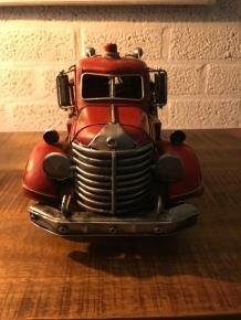 Mooi metalen schaalmodel van brandweerwagen , brandweer - 3