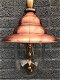 Nostalgische wandlamp, tuinlamp, messing gepatineerd - 3 - Thumbnail