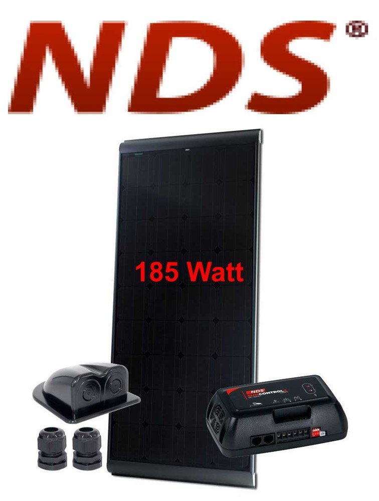 NDS BLACKSOLAR 185W Zonnepaneel SET + SC320M - nr. 1