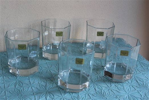 5 Luminarc glazen - vintage - jaren 80 - 4