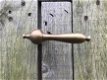 Deurklink , deurkruk, gemaakt van gepatineerd messing - 2 - Thumbnail