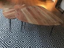 set van 3 tafels die samen een grote salontafel vormen - 2