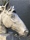 Gedetailleerd paardenhoofd ,polyresin, groot paardenhoofd - 5 - Thumbnail