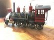 Locomotive , gemaakt van antiek ijzer,schaalmodel-trein - 3 - Thumbnail