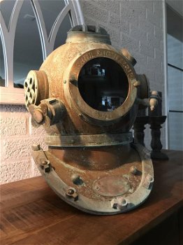 Robuuste duikhelm, gemaakt van ijzer , duikhelm ,helm - 1