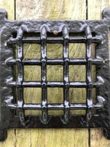 Ventilatie rooster ,kloosterraam - zwart , raam bescherming - 3