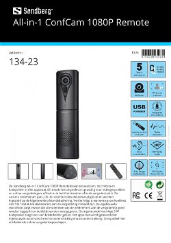 All-in-1 ConfCam 1080P Remote videoconferentie webcams