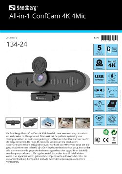 All-in-1 ConfCam 4K 4Mic videoconference webcams
