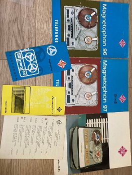 6 brochures - TELEFUNKEN RECORDER en RADIOS 1960 (D719) - 0