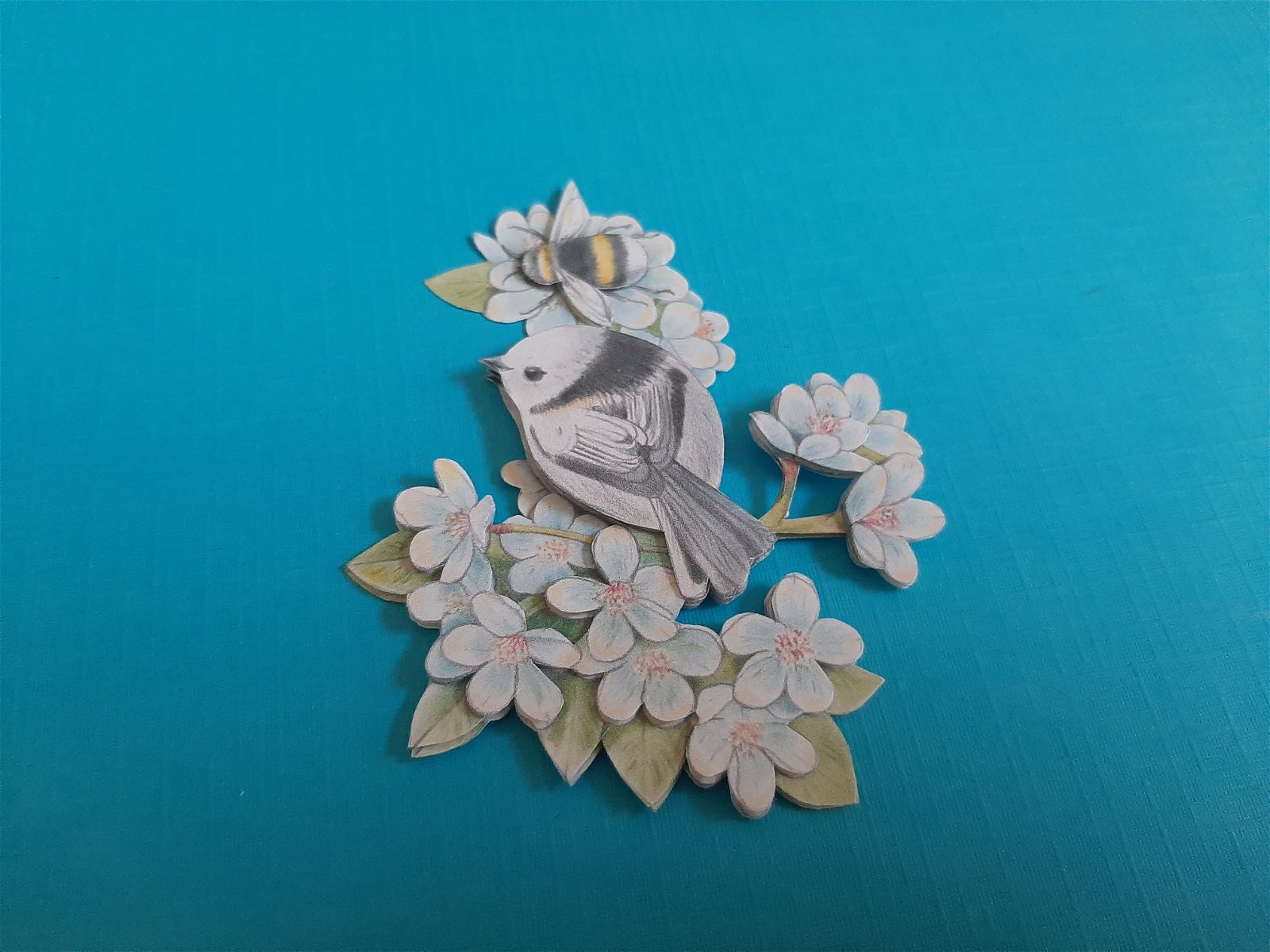 j051 Jeanine / bloemen / vogels - nr. 1