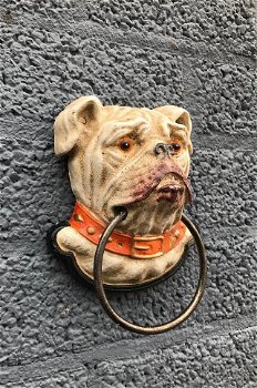 Handdoek houder, ring, met hond, kapstok - 3