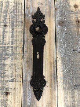 Lange deurplaat Tilspet in antiek bruin , deurbeslag - 0