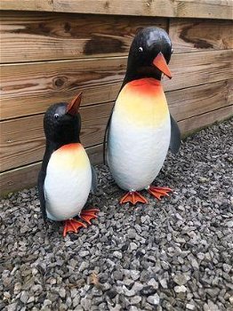 Set van 2 Pinguïns , moeder & jong , pinquns - 1