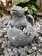 Stenen figuur dinosaurus Baby in het ei , Draak - 1 - Thumbnail