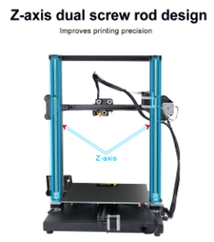 CREASEE CS30 3D Printer, 3.5inch Touch Screen, 3 Step Quick - 6