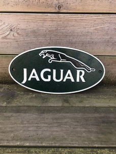 Wandbord Jaguar  , decoratie , kado