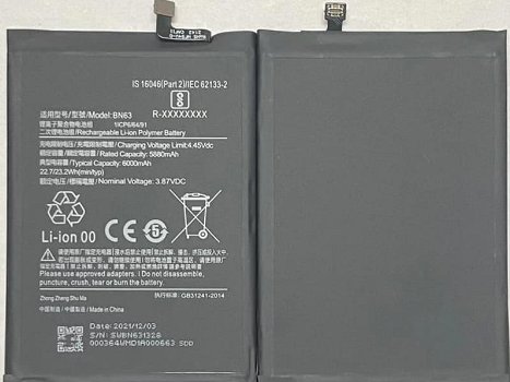 batería de celulares Xiaomi redmi10 BN63 - 0