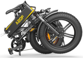 ADO A20F XE 250W 10.4 AH Lithium-Ion Battery E-bike - Black - 2
