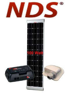 NDS SOLENERGY 100W Slimline Zonnepaneel SET + SC320M