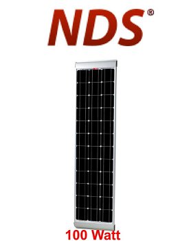 NDS SOLENERGY 100W Slimline Zonnepaneel SET + SC320M - 1