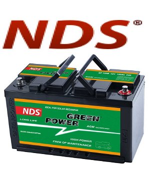 NDS GREENPOWER Service Accu AGM 12V 100Ah Ducato - 0