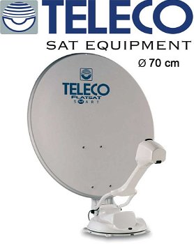 Teleco Flatsat SKEW Easy BT 70 SMART TWIN, P16 SAT,Bluetooth - 0