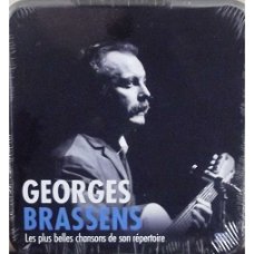 Georges Brassens - Les Plus Belles Chansons De Son Répertoire  (3 CD) Metalcase Nieuw/Gesealed