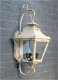 Prachtige vintage wandlamp crème , voor binnen & buiten - 1 - Thumbnail
