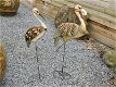 Set van 2, lamingo & Kraanvogel ,vogel tuin deco - 0 - Thumbnail