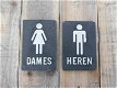 Set wc-bordjes Dames & Heren , leisteen , wc - 0 - Thumbnail