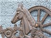 Waterslanghouder Paard, gietijzer , tuinslang houder - 2 - Thumbnail