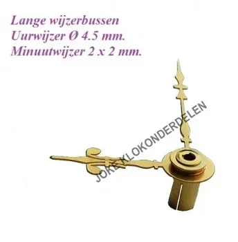 Franse pendule wijzers = Fleur de Lys =39878 - 1