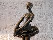 Beeld van een ballerina, gietijzer, brons , look , verzameling - 2 - Thumbnail