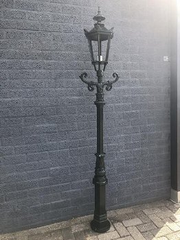 Buitenlamp, lantaarn Amsterdam , aluminium groen ,lamp - 0